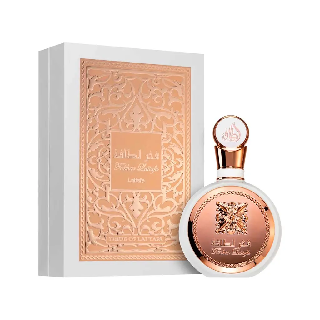 Fakhar Rosé Eau de Parfum 100 ml - Perfume Feminino Lattafa - Presentes da Dani, Perfumes em Blumenau, Vale do Itajaí/SC. Perfume Fakhar Rosé Eau de Parfum 100 ml - Perfume Feminino Marca Lattafa - Presentes da Dani, Perfumes em Blumenau, Vale do Itajaí/SC.