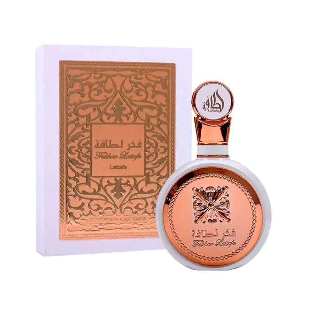 Fakhar Rosé Eau de Parfum 100 ml - Perfume Feminino Lattafa - Presentes da Dani, Perfumes em Blumenau, Vale do Itajaí/SC. Perfume Fakhar Rosé Eau de Parfum 100 ml - Perfume Feminino Marca Lattafa - Presentes da Dani, Perfumes em Blumenau, Vale do Itajaí/SC.