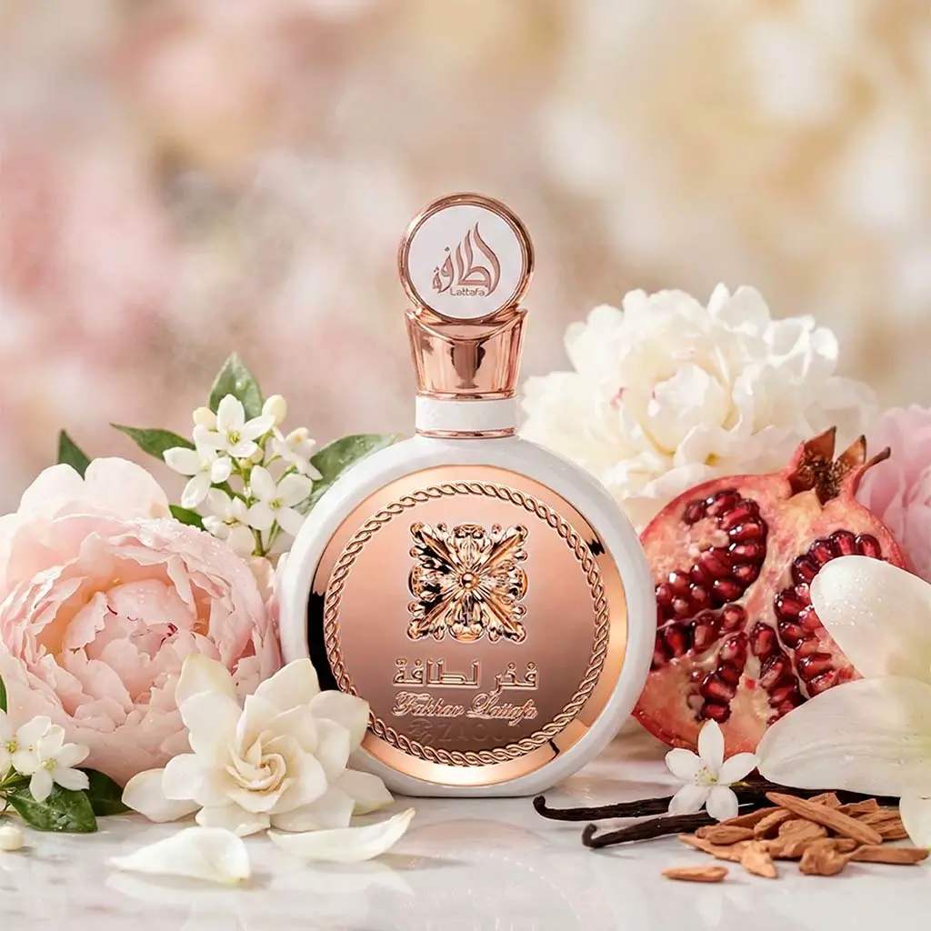 Fakhar Rosé Eau de Parfum 100 ml - Perfume Feminino Lattafa - Presentes da Dani, Perfumes em Blumenau, Vale do Itajaí/SC. Perfume Fakhar Rosé Eau de Parfum 100 ml - Perfume Feminino Marca Lattafa - Presentes da Dani, Perfumes em Blumenau, Vale do Itajaí/SC.