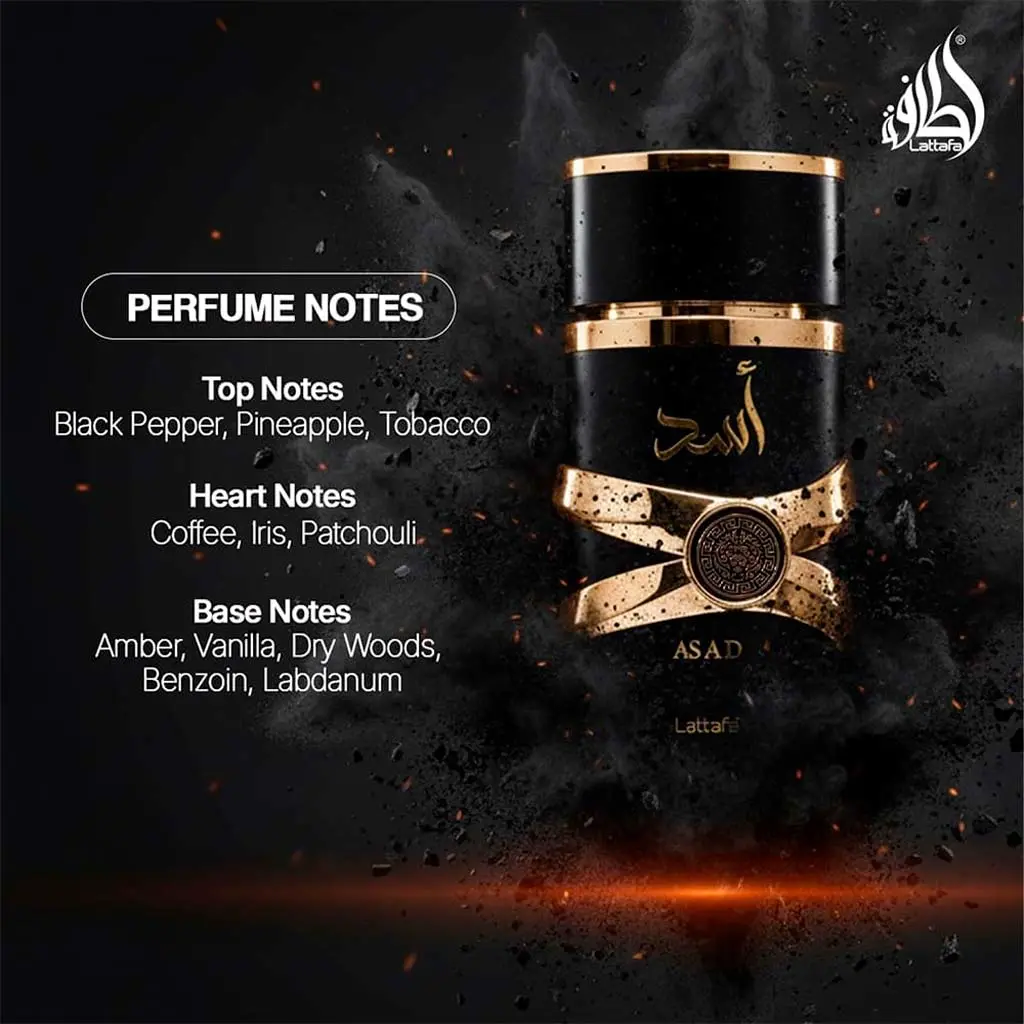Perfume Importado Asad Unissex Eau de Parfum 100 ml em Blumenau/SC - Presentes da Dani O Perfume Asad Unissex Eau de Parfum 100 ml - Perfume Unissex Marca Lattafa - Presentes da Dani, Perfumes em Blumenau, Vale do Itajaí/SC.