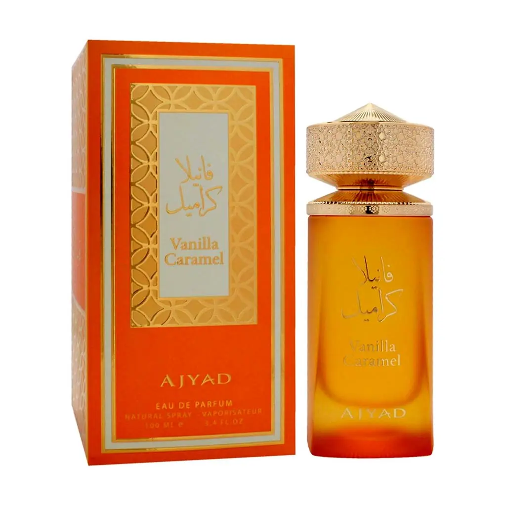 Perfume Importado Vanilla Caramel Eau de Parfum 100 ml em Blumenau/SC - Presentes da Dani O Perfume Vanilla Caramel Eau de Parfum 100 ml - Perfume Unissex Marca Ajyad - Presentes da Dani, Perfumes em Blumenau, Vale do Itajaí/SC.